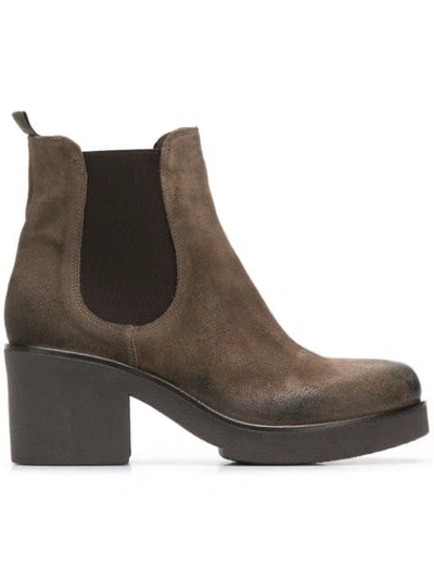 Strategia Slip-on Boots - Brown