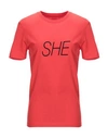 Rabanne T-shirts In Red