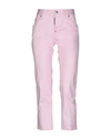 Dsquared2 Cropped Pants In Pink