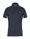 Aspesi Polo Shirts In Blue