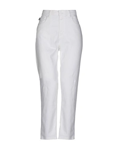 Love Moschino Pants In White