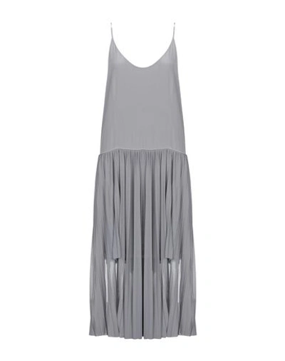 Erika Cavallini Long Dresses In Grey