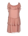 Alberta Ferretti Short Dresses In Pink