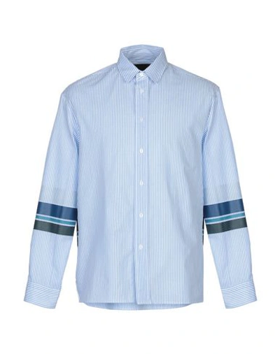 Plac Striped Shirt In Sky Blue