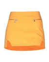 Patrizia Pepe Mini Skirts In Orange