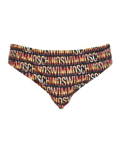 Moschino Swim Briefs In Black