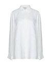 Versace Solid Color Shirts & Blouses In White