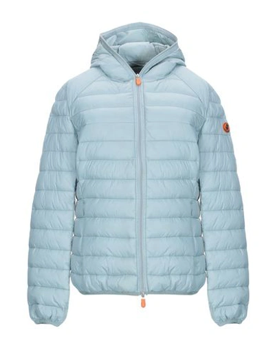 Save The Duck Jacket In Sky Blue