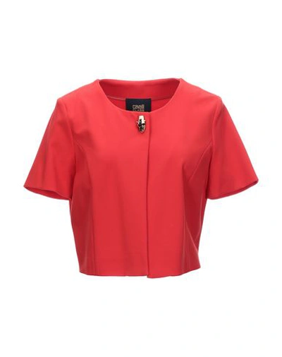 Cavalli Class Blazer In Red