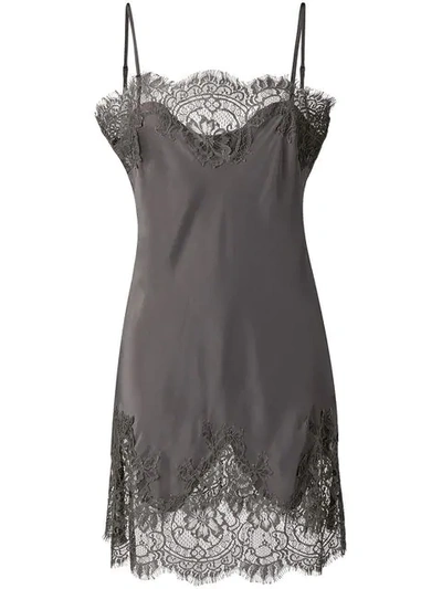 Gold Hawk Longline Camisole Top In Grey