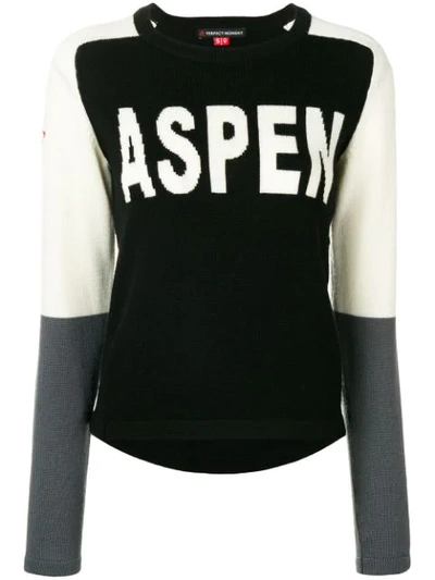 Perfect Moment Aspen Jumper In Black