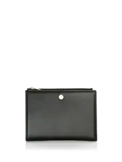 Oad Everywhere Leather Travel Wallet In True Black