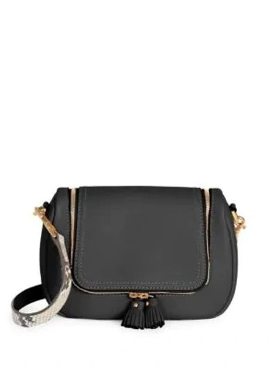 Anya Hindmarch Small Vere Soft Leather Satchel In Black