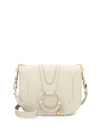 See By Chloé Hana Leather Saddle Bag In Cement