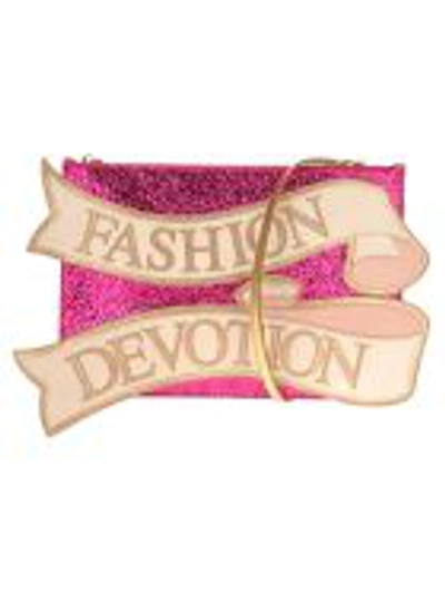 Dolce & Gabbana Pouch Devotion In Fuchsia