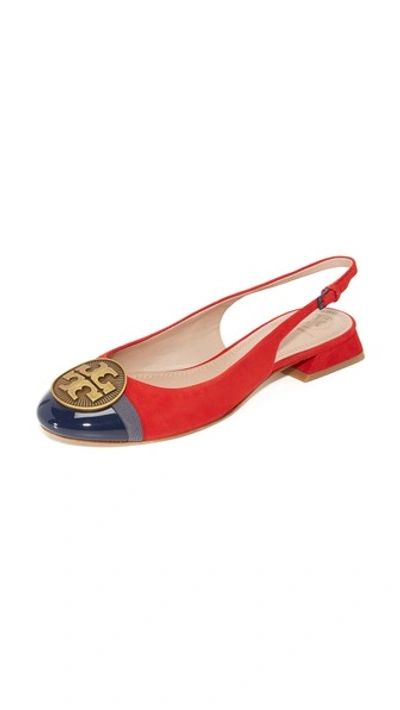 Tory burch hot sale slingback flats