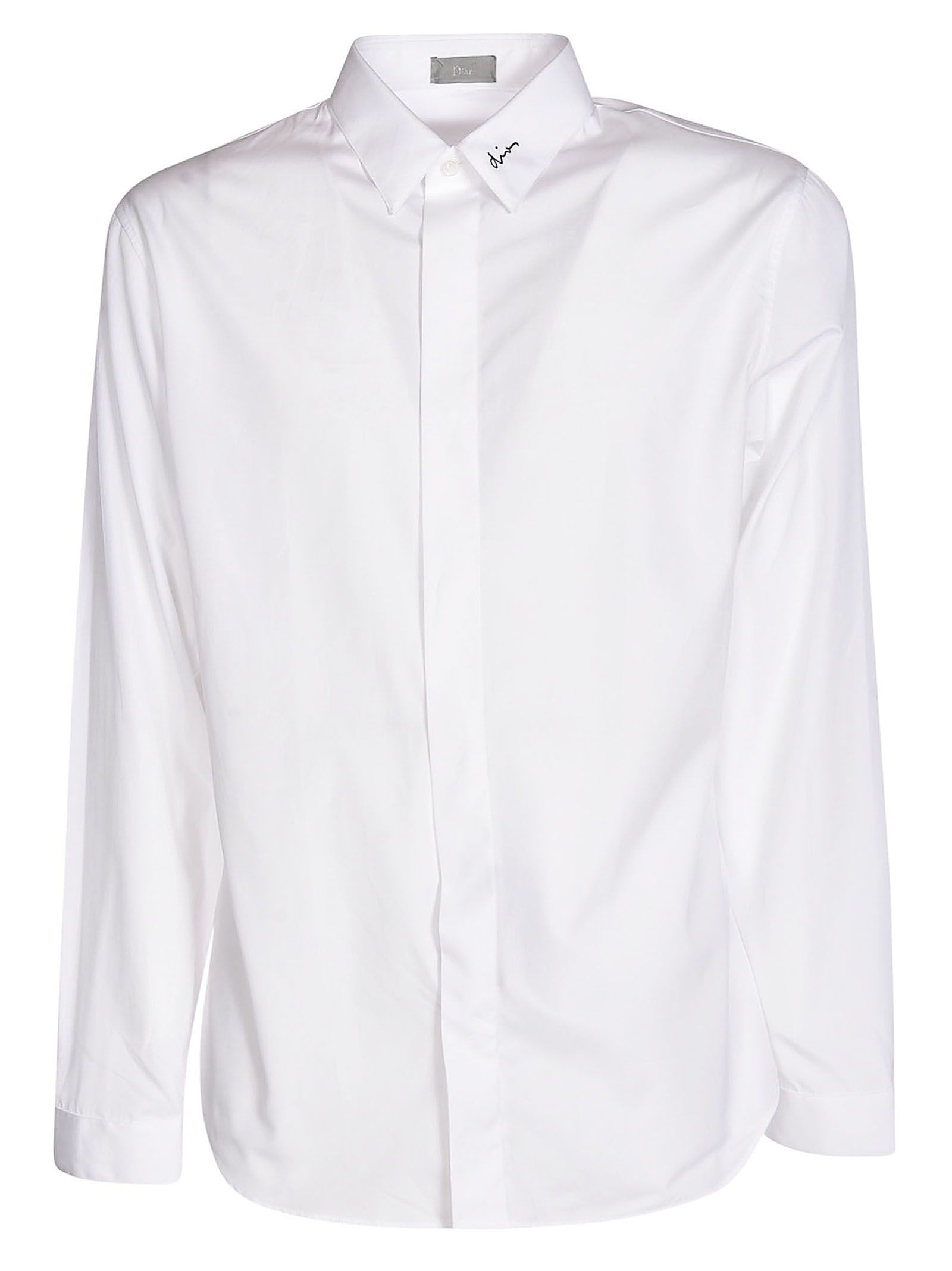 Dior Button Down Shirt In White | ModeSens