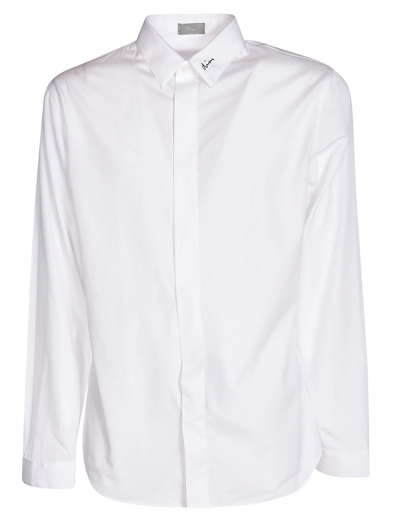 Dior Button Down Shirt In White ModeSens