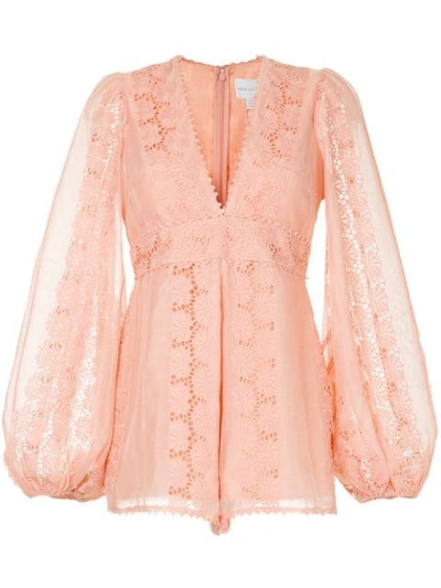 Alice Mccall Florence Playsuit In Pink