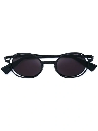 Kuboraum H11 Round Sunglasses In Grey