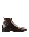 Hudson Boots In Dark Brown