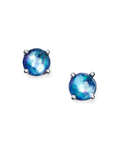 Ippolita Silver Rock Candy Mini Stud Earrings In Royal