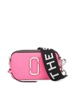 Marc Jacobs The Snapshot Fluoro Leather Camera Bag In Bright Pink