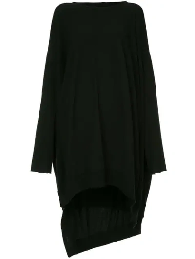 Rundholz Loose Fitted Dress In Black