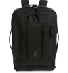 Topo Designs Travel Backpack In Ballistic Black