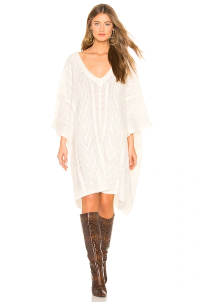 Lovers & Friends Monette Poncho In Ivory