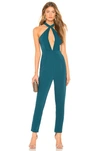 By The Way. Willow Cut Out Jumpsuit In Turquoise. In Green