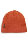 Patagonia Brodeo Wool Stocking Cap - Orange In Copper Ore