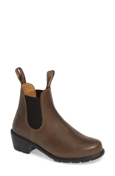 Blundstone 1671 Chelsea Boot In Antique Taupe Leather