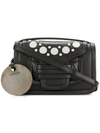 Pierre Hardy Studded Foldover Shoulder Bag - Black