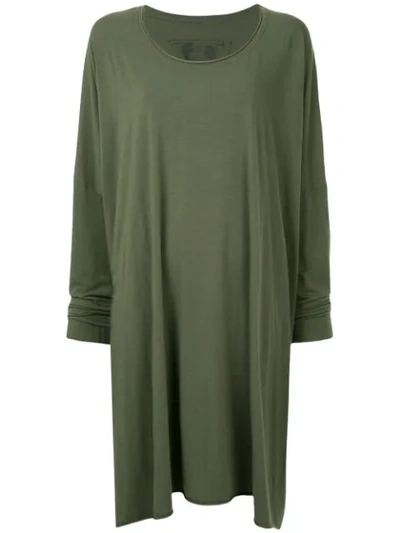 Rundholz Black Label Loose Fitted Dress In Green