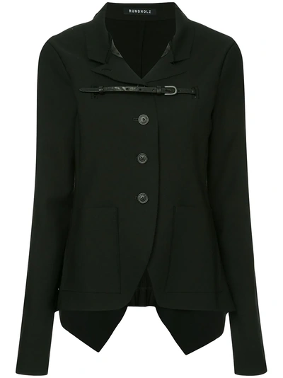 Rundholz Perfectly Fitted Jacket In Black