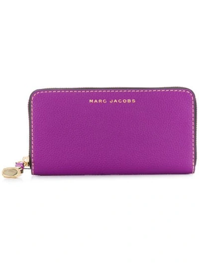 Marc Jacobs Grind Standard Continental Wallet - Purple