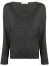Gentry Portofino Knitted Sweatshirt - Grey