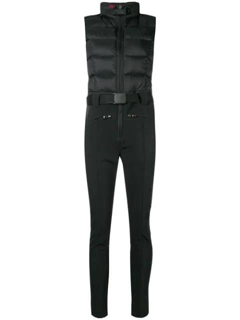 Perfect Moment Super Star Quilted Jumpsuit In Black | ModeSens