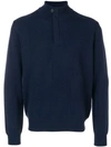 Corneliani Long-sleeve Sweater In Blue