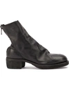 Guidi Soft Zipped Ankle Boots In Black