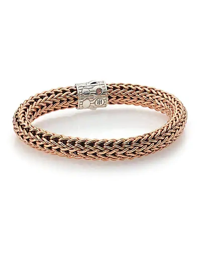 John Hardy Bronze & Sterling Silver Chain Link Bracelet - 3mm