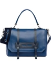 Miu Miu Grace Lux Gm Shoulder Bag In Blue