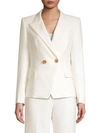 Kobi Halperin Corynne Double-breasted Peak Lapel Jacket In Ivory