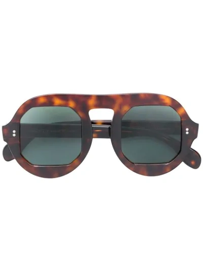 Archive Eyewear Old Spitalfields Sunglasses In Brown