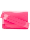 Manokhi Safety Buckle Belt Bag In Pink