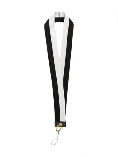 Chaos Two-tone Lanyard In Black