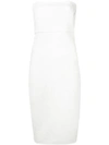 Rick Owens Tube Midi Dress In White
