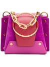 Yuzefi Chunky Chain Shoulder Bag In Purple