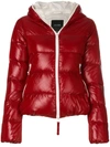 Duvetica Short Puffer Jacket - Red
